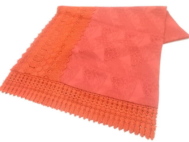 レース花模様ショール